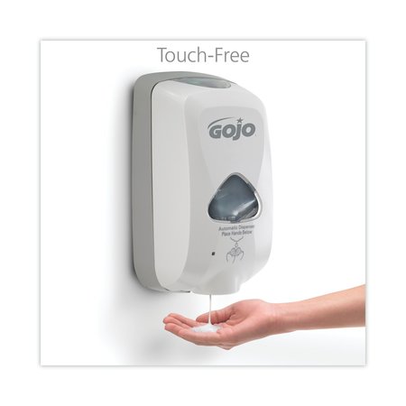 Gojo TFX Touch-Free Automatic Foam Soap Dispenser, 1,200 mL, 4.1 x 6 x 10.6, Gray 2740-12